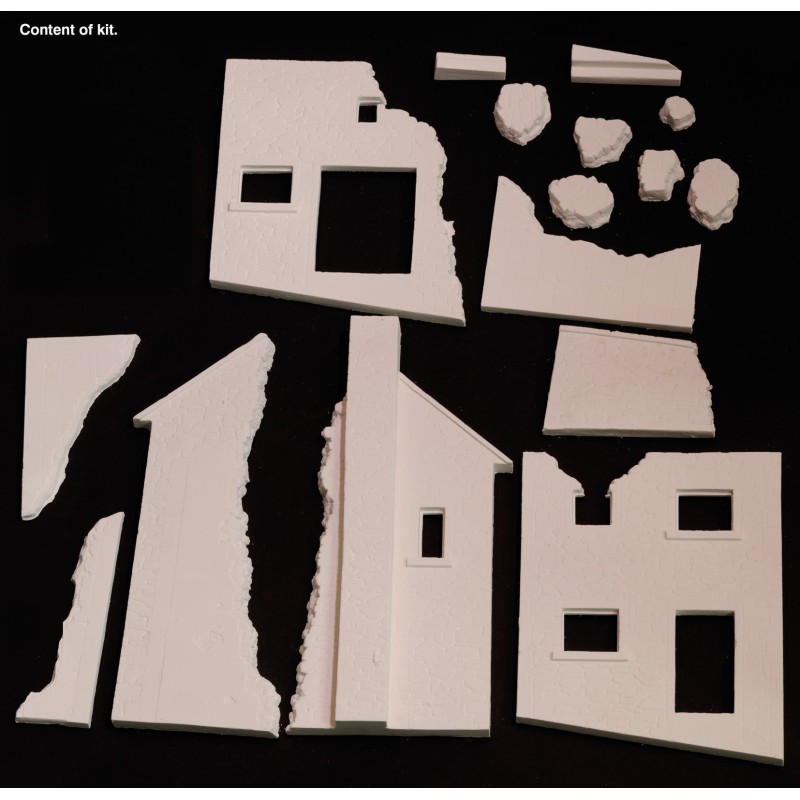 Maquette Royal Model - Ruines Europe - Échelle 1:35 - Boîte Ouverte Pièces Intactes