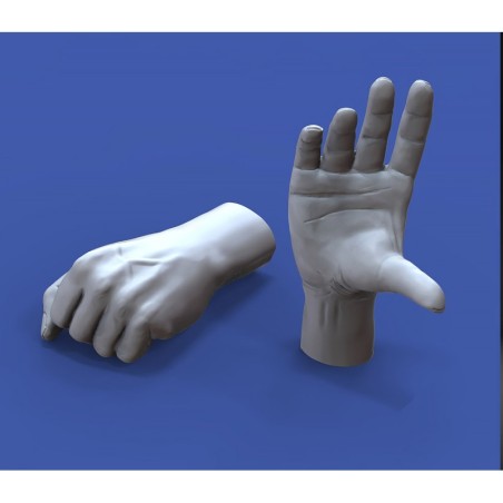 Assorted hands set No. 3 (1/16 scale)