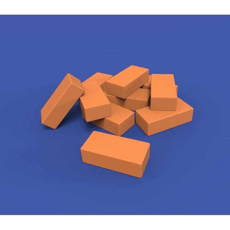Red bricks (1/72 scale)