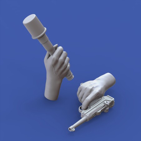 Assorted german hands set -WWII (1/16 scale)