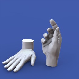 Assorted hands set No. 5 (1/16 scale)