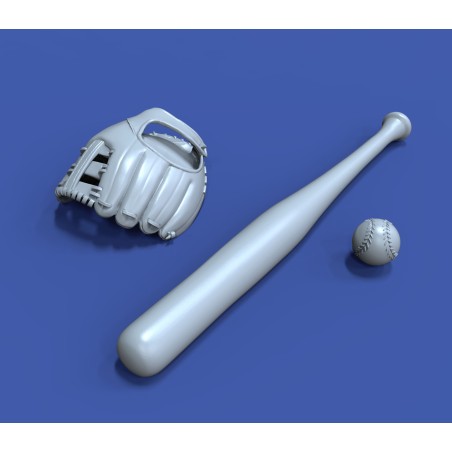 Baseball accessories set (1/16 scale)