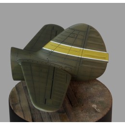 Nakajima Ki-84 tail section (1/32 scale)