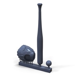 Baseball accessories set (1/16 scale)