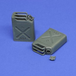 U.S. jerry cans-WWII (2 pcs.) (1/16 scale)