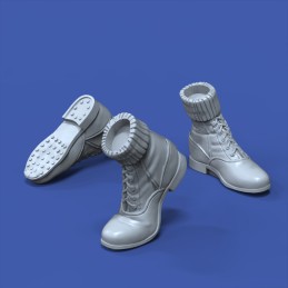 Assorted German soldiers shoes & boots-WWII (1/35 scale)