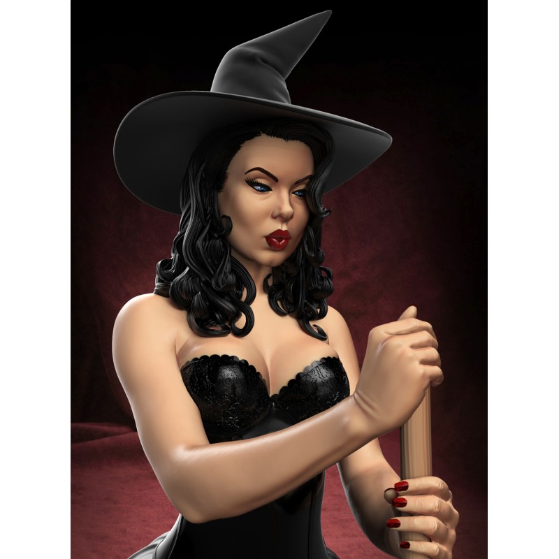 Witch Pinup Girl Halloween (1/24 scale) Witch Pinup Girl Halloween (1/24 scale)