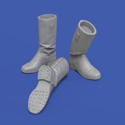 German infantry boots-various positions-WWII  (no.4) 1/35 scale