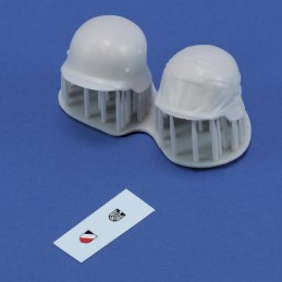 German infantry helmets - WWII (1/16 scale)