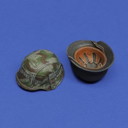 German infantry helmets - WWII (1/16 scale)