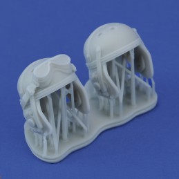 U.S. tanker helmets WWII (1/16 scale)