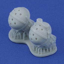 U.S. tanker helmets WWII (1/16 scale)