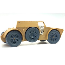 Autoblinda AB41 'Libia' wheels set (1/35 scale)