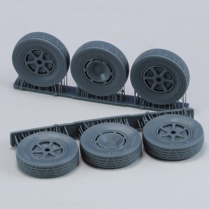Autoblinda AB41 'Libia' wheels set (1/35 scale)