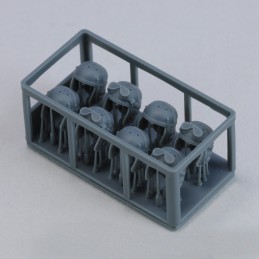 U.S. tanker helmets - WWII set (1/35 scale)