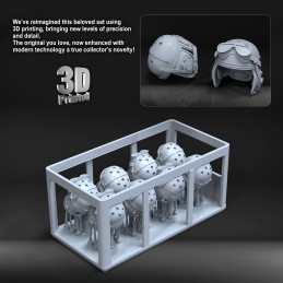 U.S. tanker helmets - WWII set (1/35 scale)