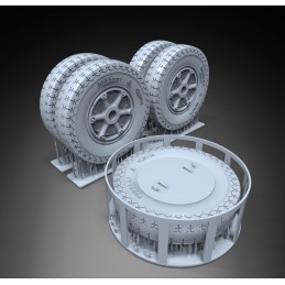 AS42 - Sahariana wheels set (1/35 scale)