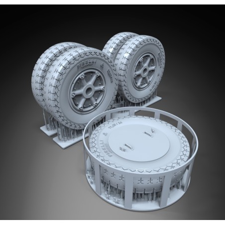 AS42 - Sahariana wheels set (1/35 scale)