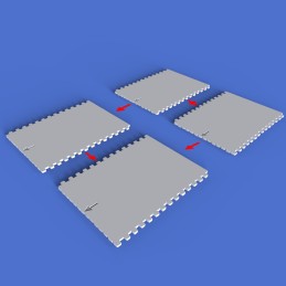 Cobblestone road section (1/16 scale)