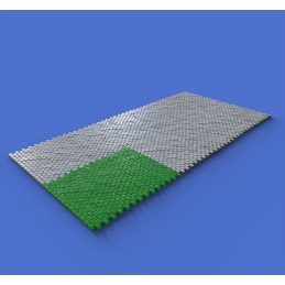 Cobblestone road section (1/16 scale)