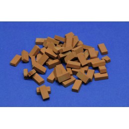 Solid clay Bricks (1/16 scale)