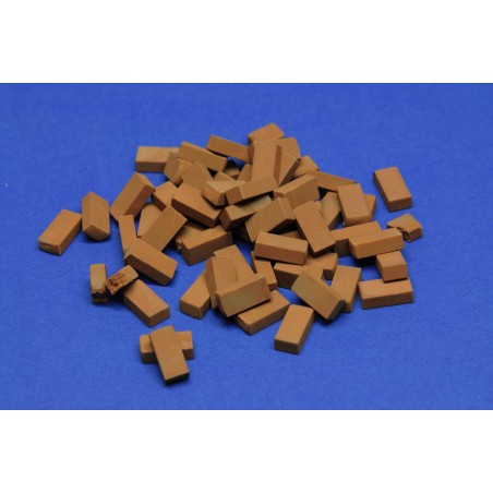 Solid clay Bricks (1/16 scale)