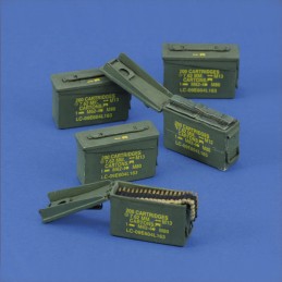 U.S. ammo 7,62mm boxes set ’Vietnam’ (1/16 scale)