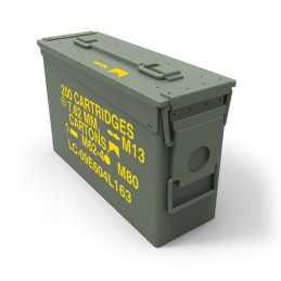 U.S. ammo 7,62mm boxes set 'Vietnam' (1/35 scale)