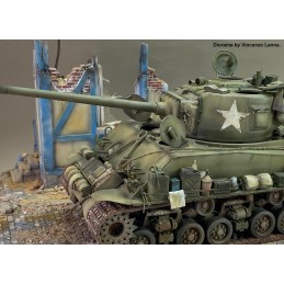 German house ruin No.1 (1/16 scale)