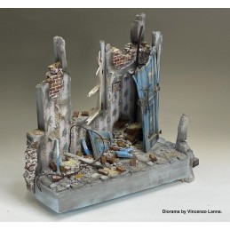 German house ruin No.1 (1/16 scale)