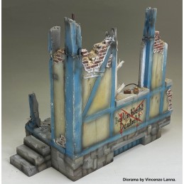 German house ruin No.1 (1/16 scale)