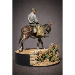 German Soldier with Mule – WWII (1/35 scale)