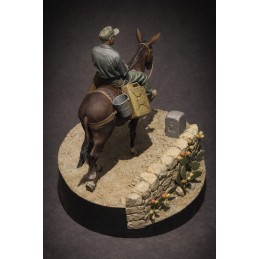 German Soldier with Mule – WWII (1/35 scale)