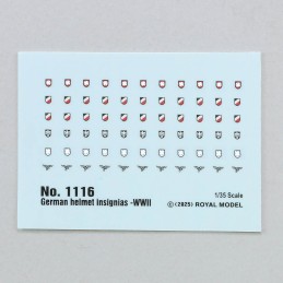 German helmets set (WWII) 1/35 scale