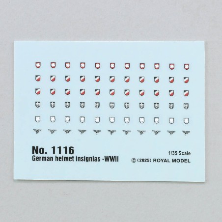 German helmets set (WWII) 1/35 scale