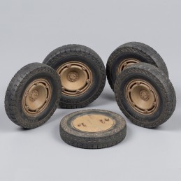 AS42 - Sahariana wheels set (1/35 scale)