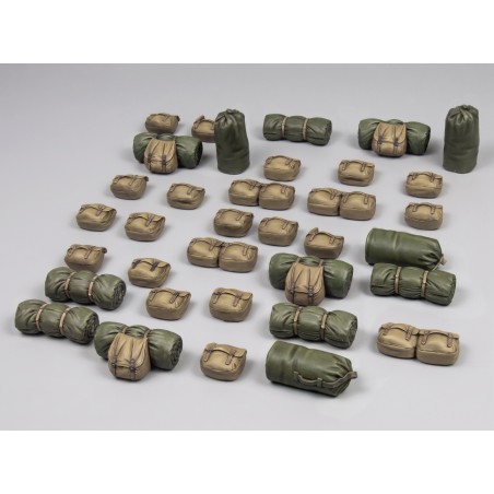 U.S. assorted bags set - WWII (1/72 scale)