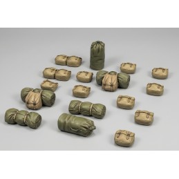 U.S. assorted bags set - WWII (1/48 scale)