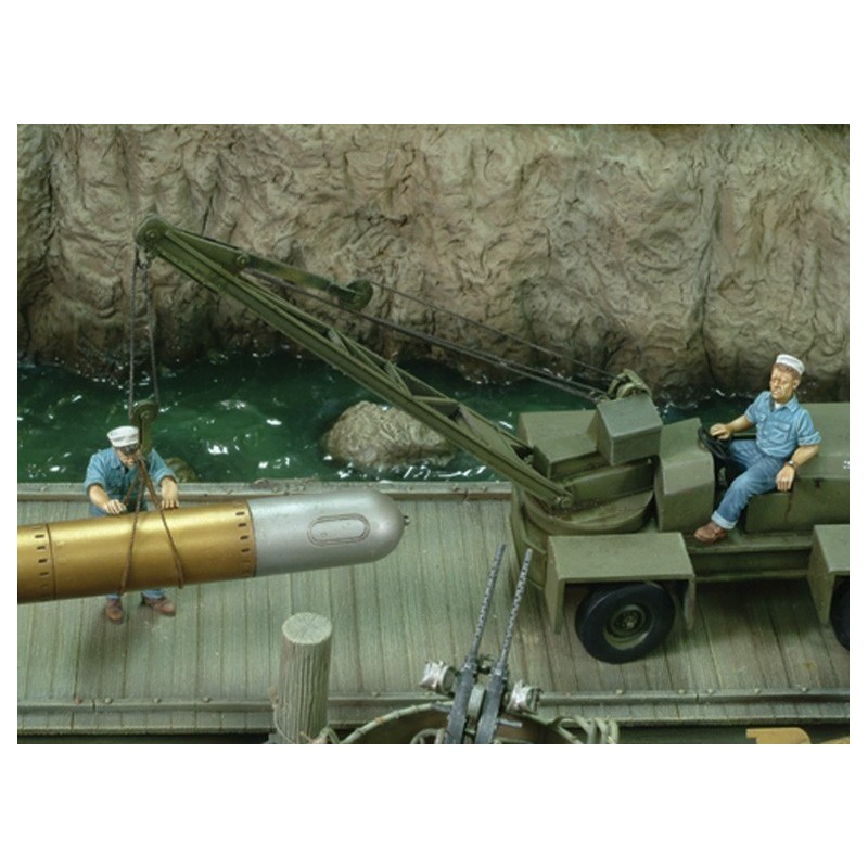 1/35 scale resin model kit WW2 British Navy Sailors (2 figs) | Fields of Glory Models