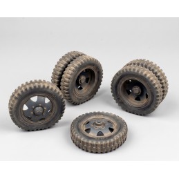 MB 1500 4x2 sagged wheels (1/35 scale)