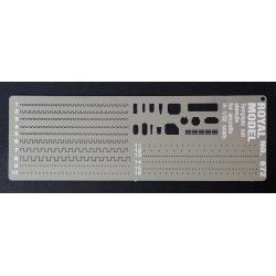 Templates set stencils (Airplanes 1/32 scales)