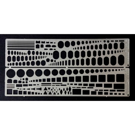 Templates set stencils (Airplanes 1/32 scales)